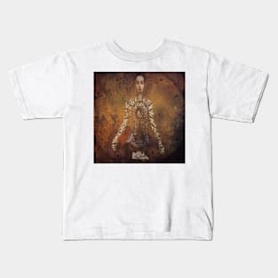 Yoga pose-Art work Kids T-Shirt